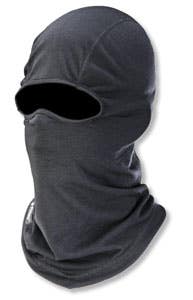 Ergodyne N-Ferno Wool Blend Balaclava, Polyester/Wool Blend, Moisture Wicking, Long Length, Lightweight & Stretchable, Reflective Accents