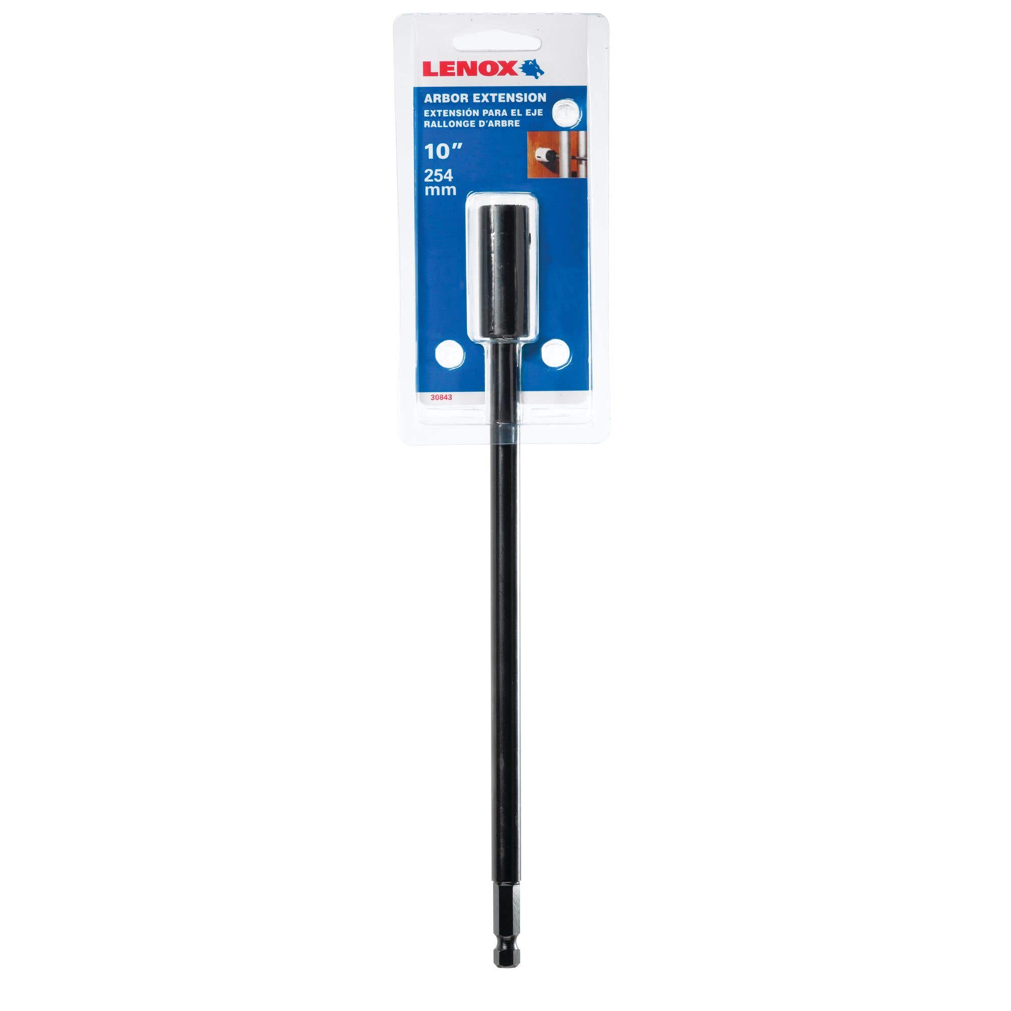 Lenox 10" Extension For 3/8" Chuck, Hex Hole Saw Extension, 3084310X