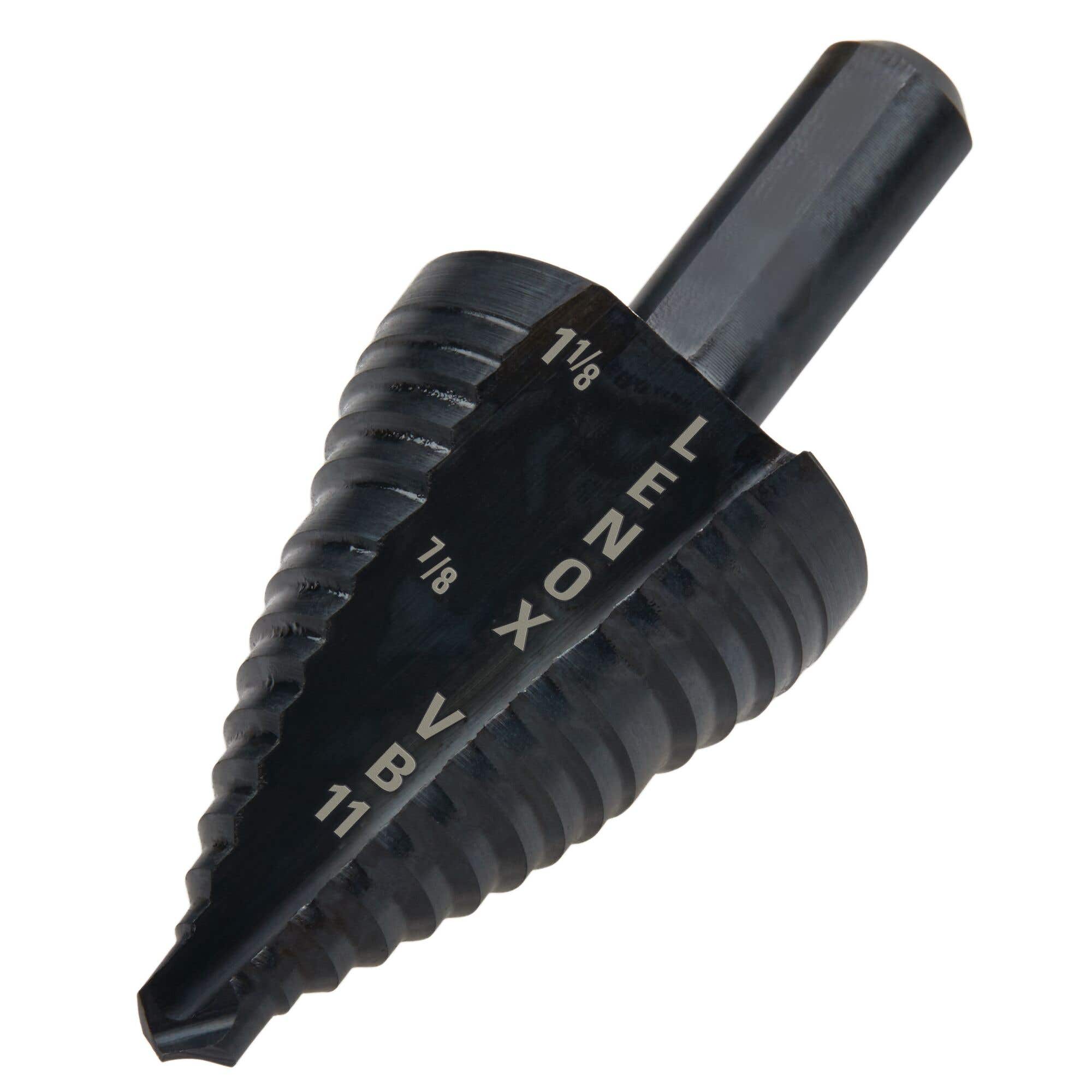 Hole Sizes:7/8,1-1/8 for 1/2" conduit Chuck Size:3/8"