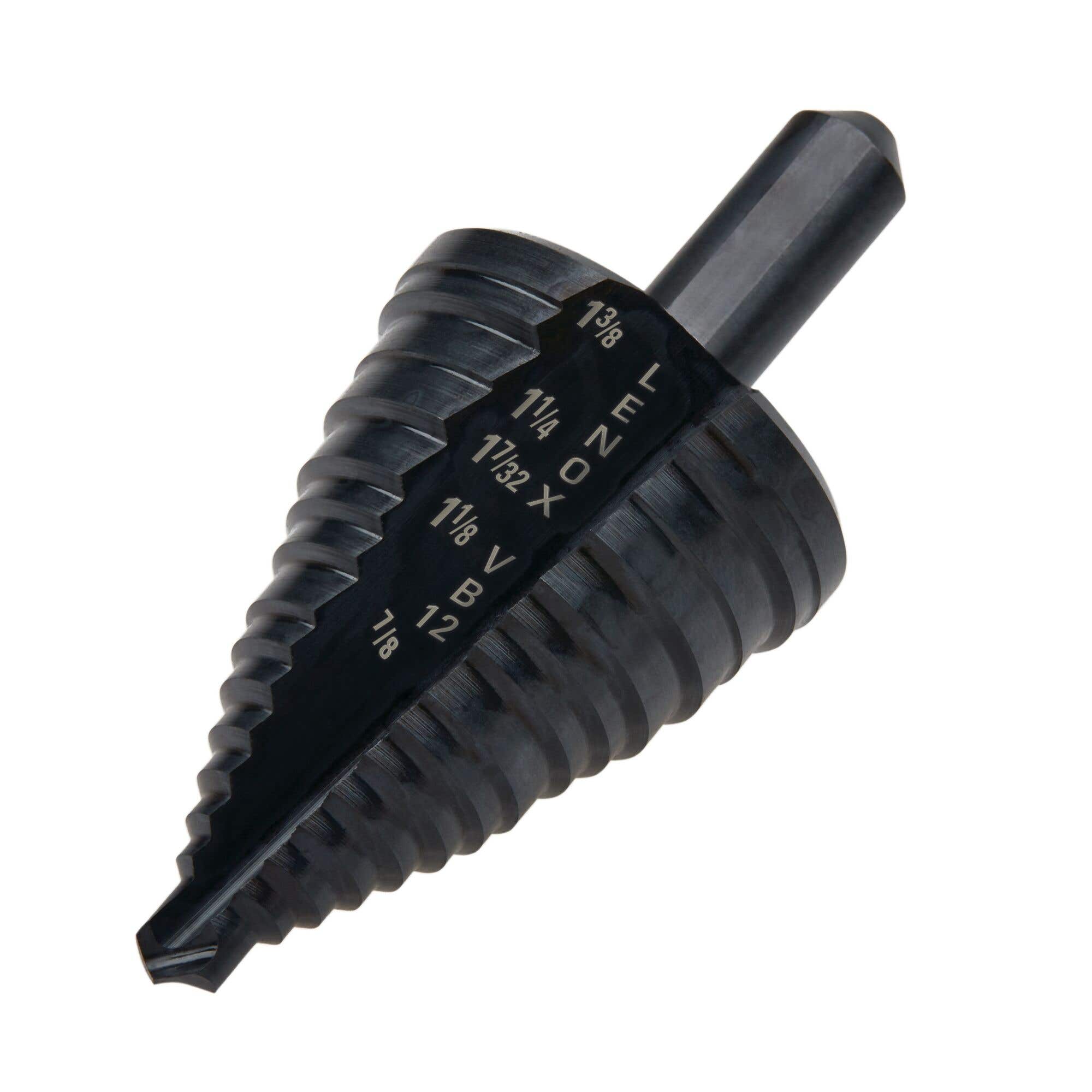 Lenox Vari-Bit 7/8" to 1-3/8" #12 Step Drill Bit, 30912VB12