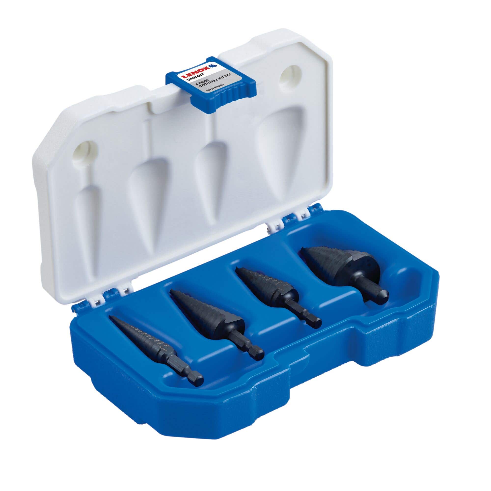 Lenox Step Drill Kit, 4-Piece Vari-bit Kit, 30929VB30929