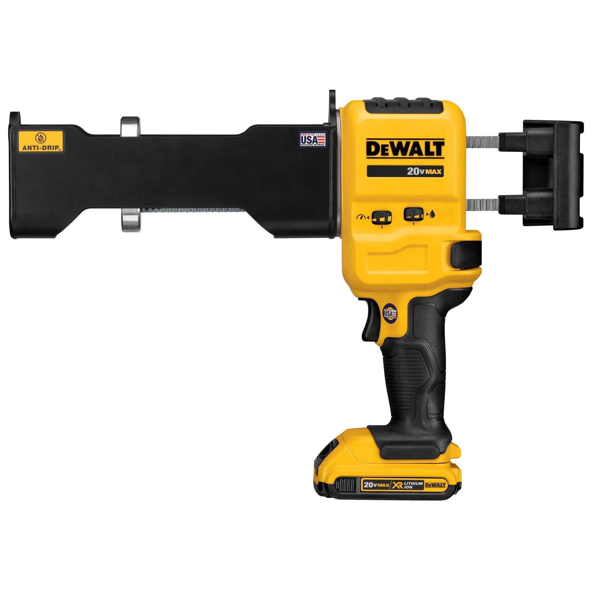 DeWalt Cordless 20V Epoxy Dispenser Caulk Gun Kit, 21 oz. Capacity, DCE591D1
