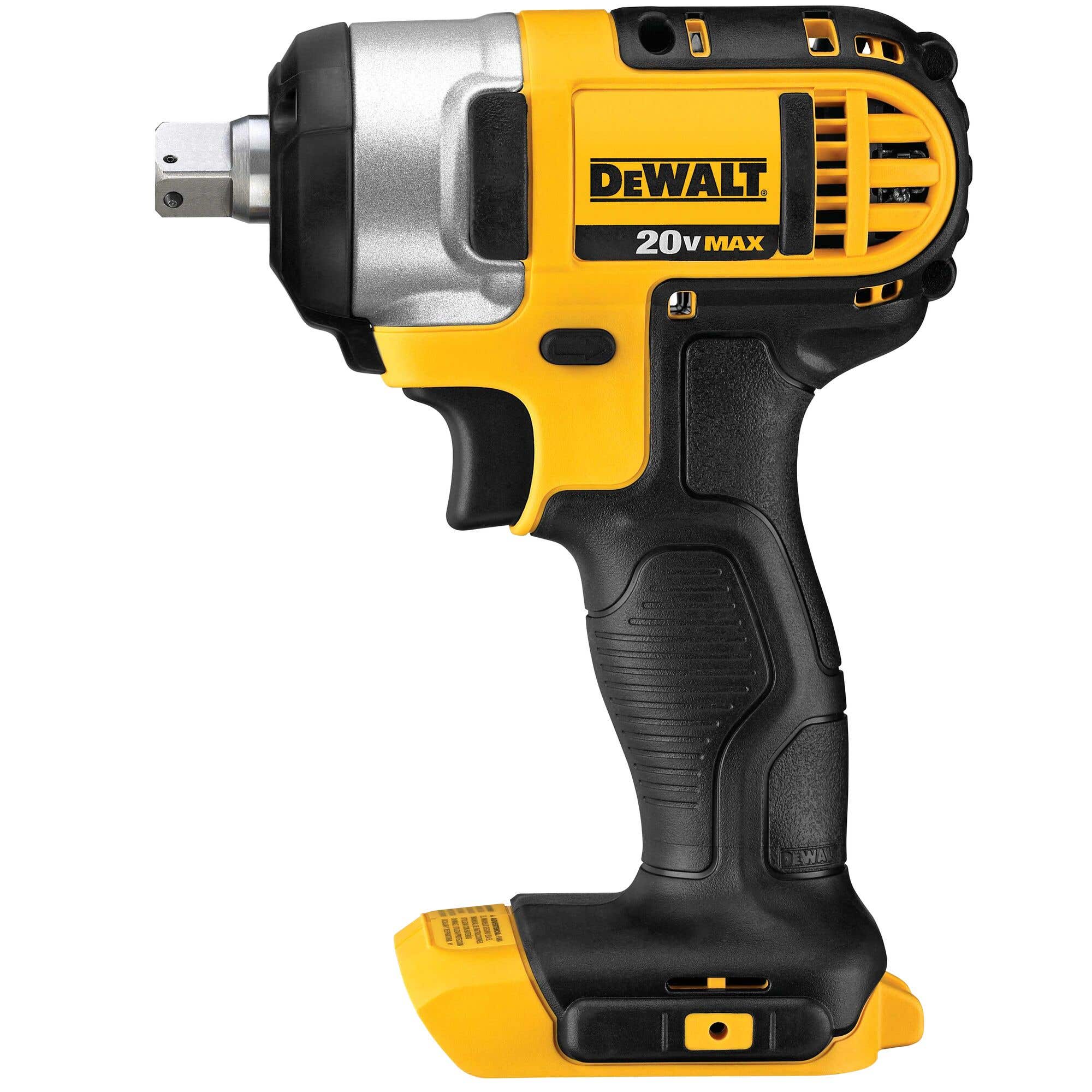DeWalt® 20V MAX Cordless 1/2 in. Impact Wrench Kit with Detent Pin (Tool Only), DCF880B