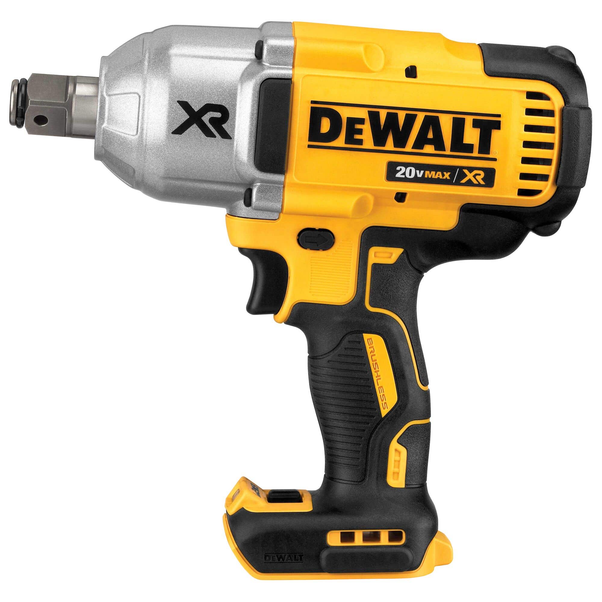 DeWalt 20V MAX XR® High Torque 3/4" Impact Wrench with Hog Ring Retention Pin Anvil, DCF897B