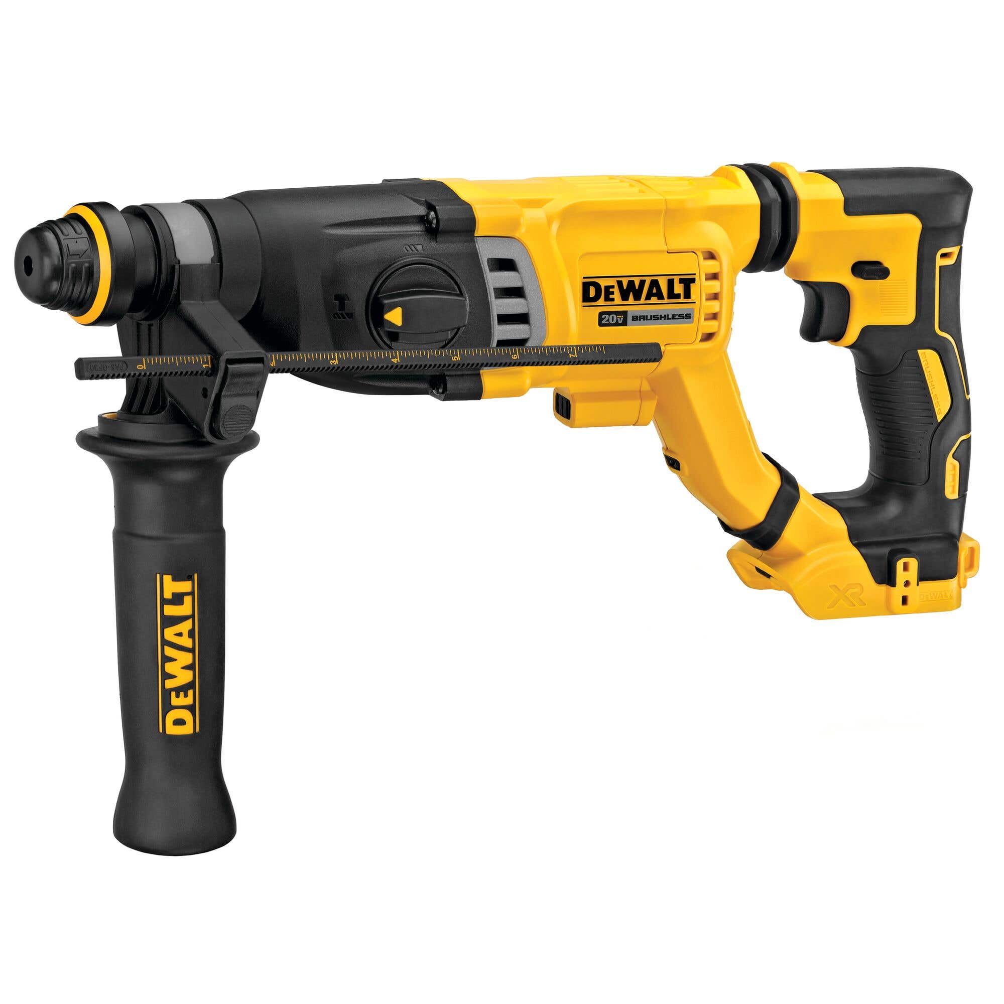DeWalt 20V MAX 1-1/8" Brushless Cordless SDS PLUS D-Handle Rotary Hammer, DCH263B