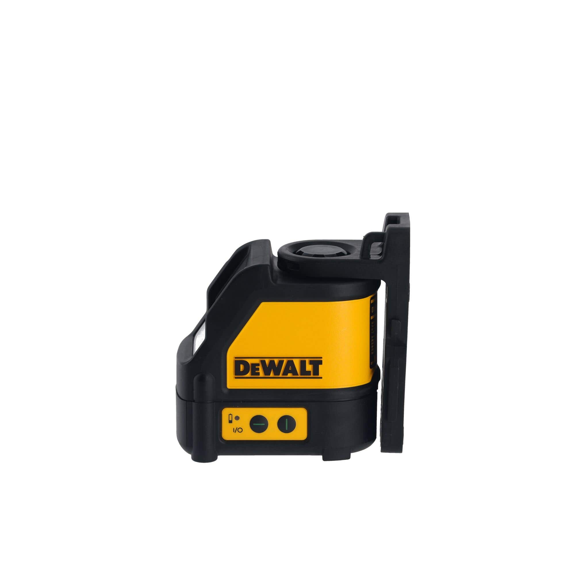 Green Cross Line Laser, 100ft Visible Range with Full Time Pulse Mode, Water and Debris Resistant IP54 Rating, DeWalt® DW088CG