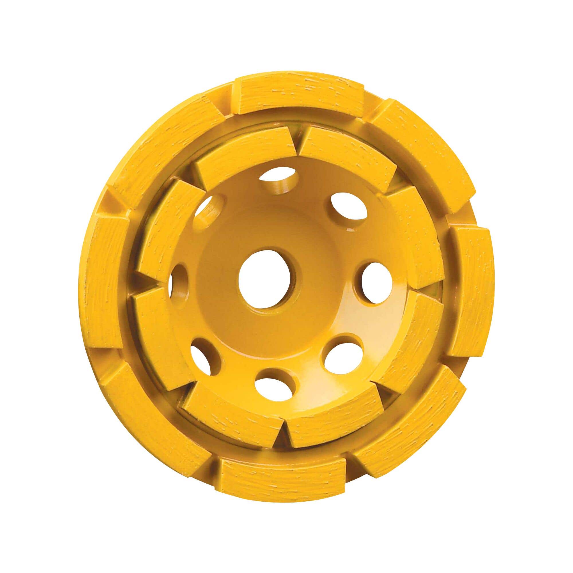 4-1/2" Double Row Diamond Cup Grinding Wheel Blister, DeWalt DW4774