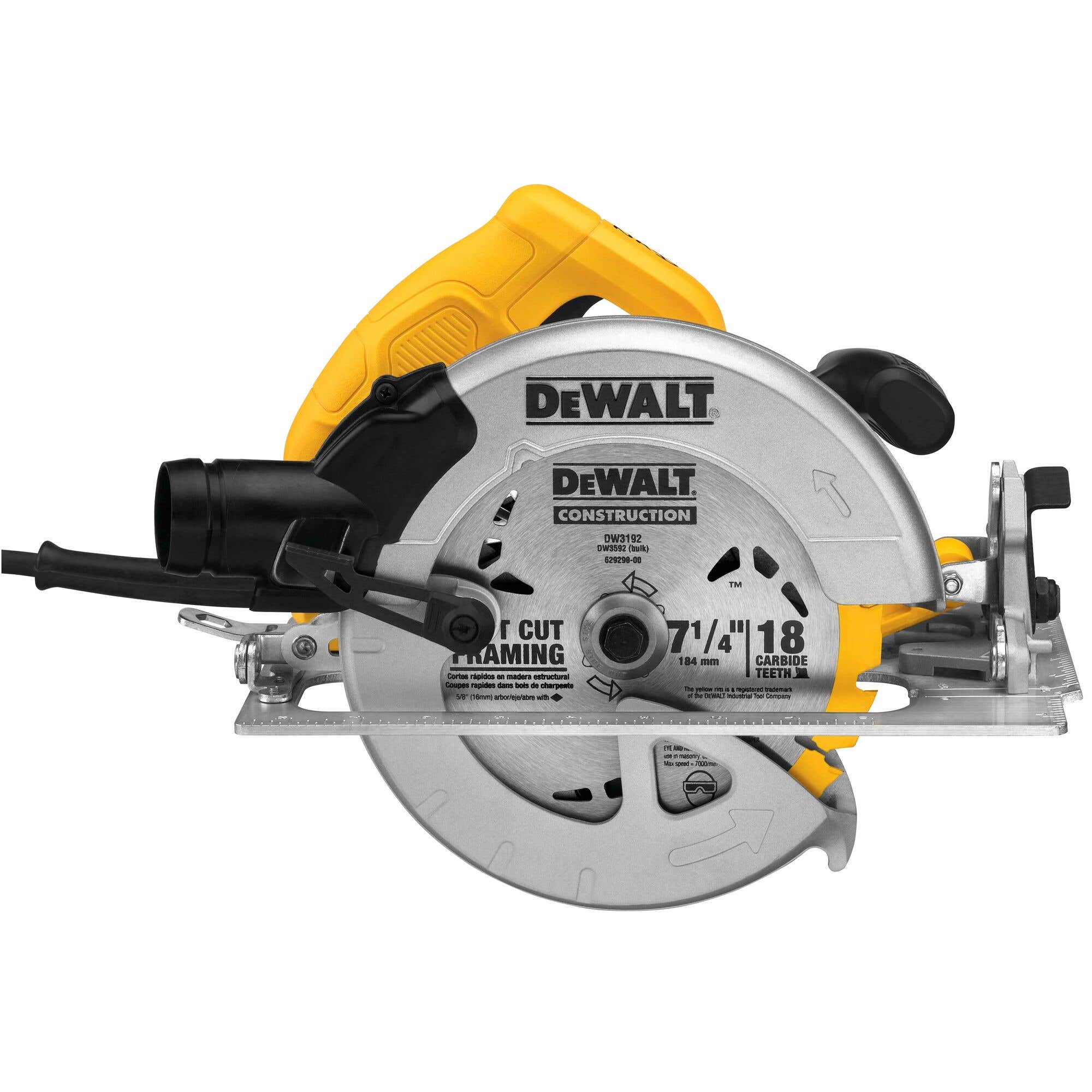 7-1/4" Lightweight Circular Saw, DeWalt DWE575