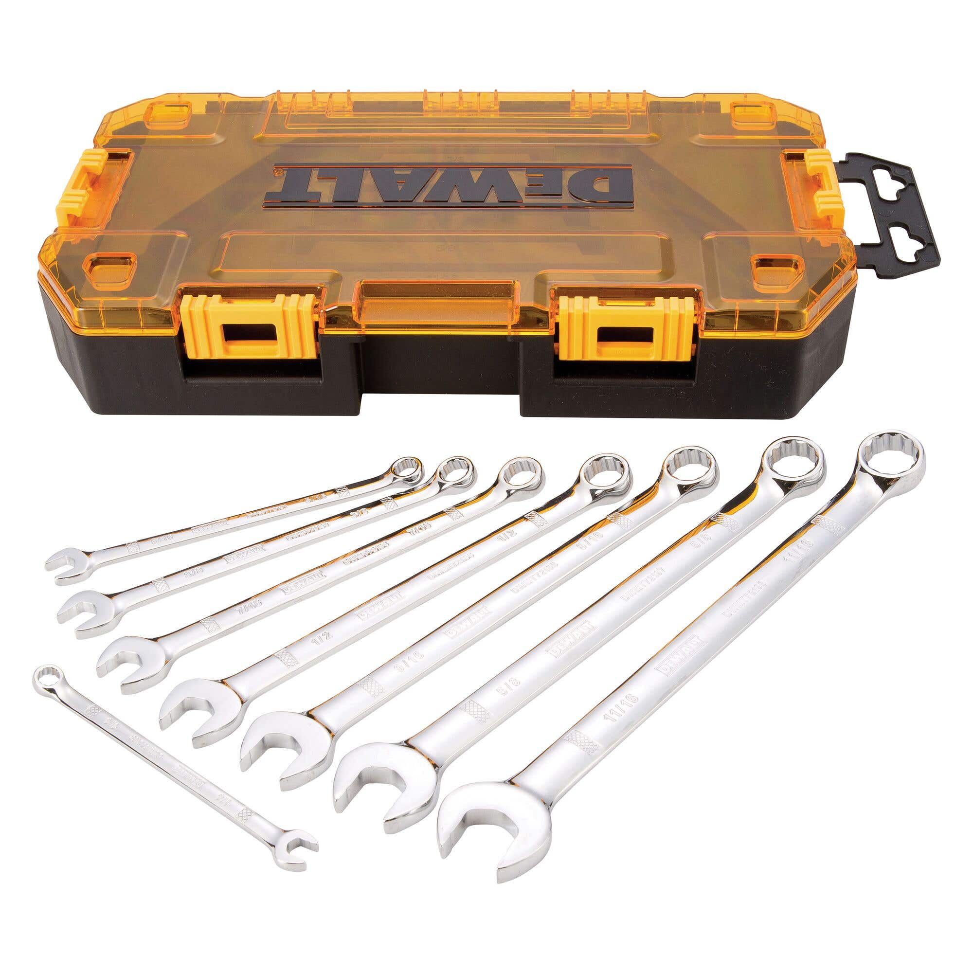 8 Piece Combination Wrench Set, DeWalt® DWMT73809