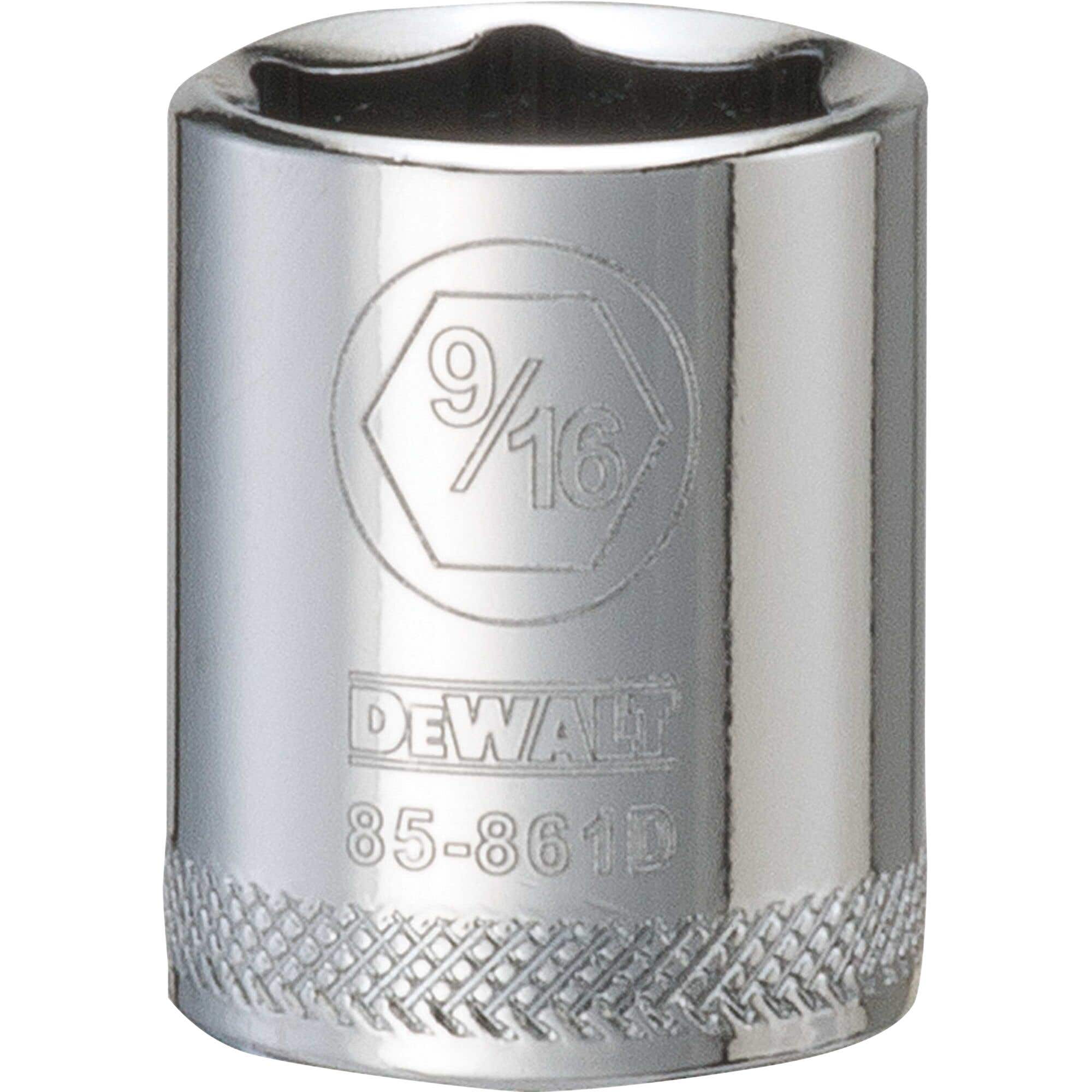 9/16" - 1/4" Drive Socket, 6 Point, DeWalt® DWMT85861OSP