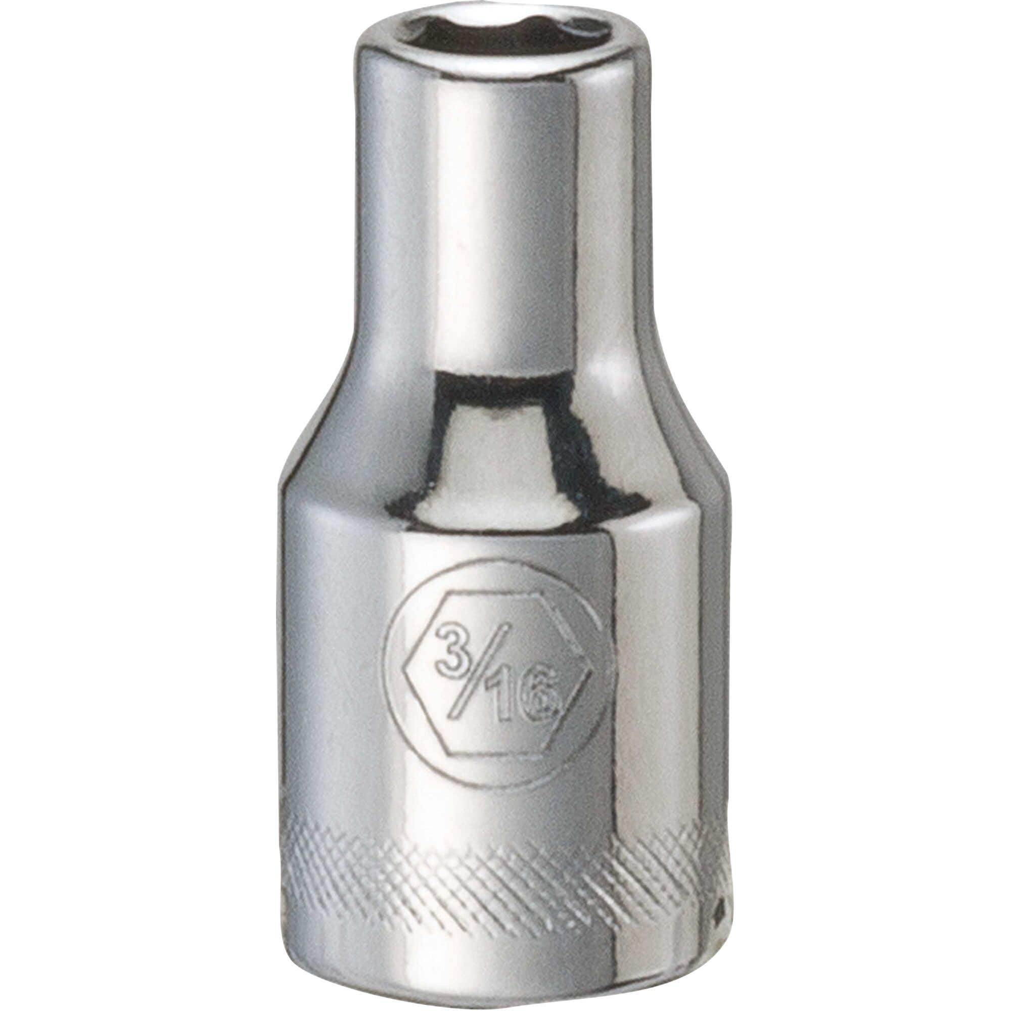 3/16" - 1/4" Drive Socket, 6 Point, DeWalt® DWMT86022OSP