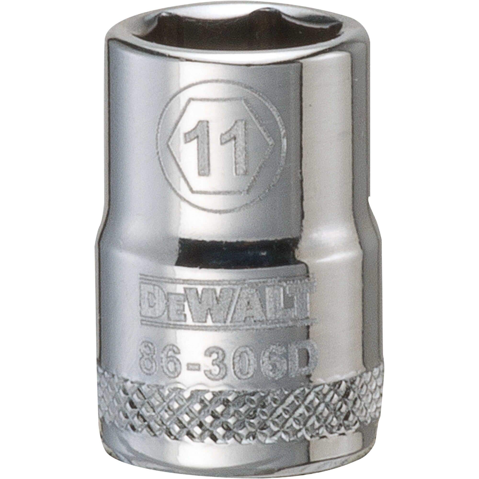 11mm - 3/8" Drive Socket, 6 Point, Metric, DeWalt® DWMT86306OSP