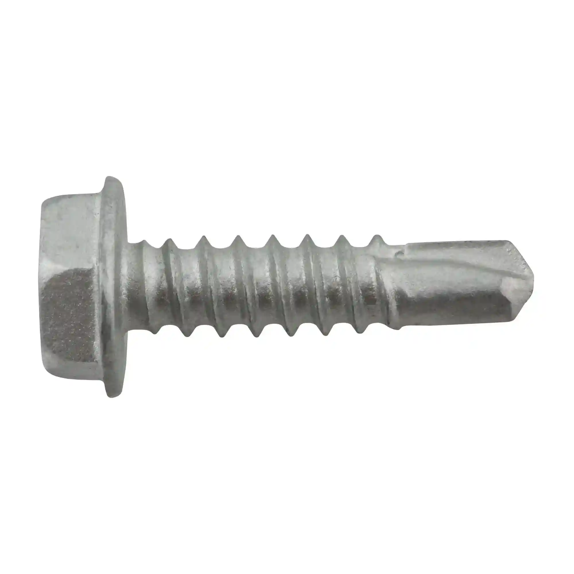 #10-16 X 3/4" Dril-Flex Structural Self-Drilling Screws, 5/16 Hex Washer Head, #3 Point, Alloy Steel with Stalgard SUB Coating