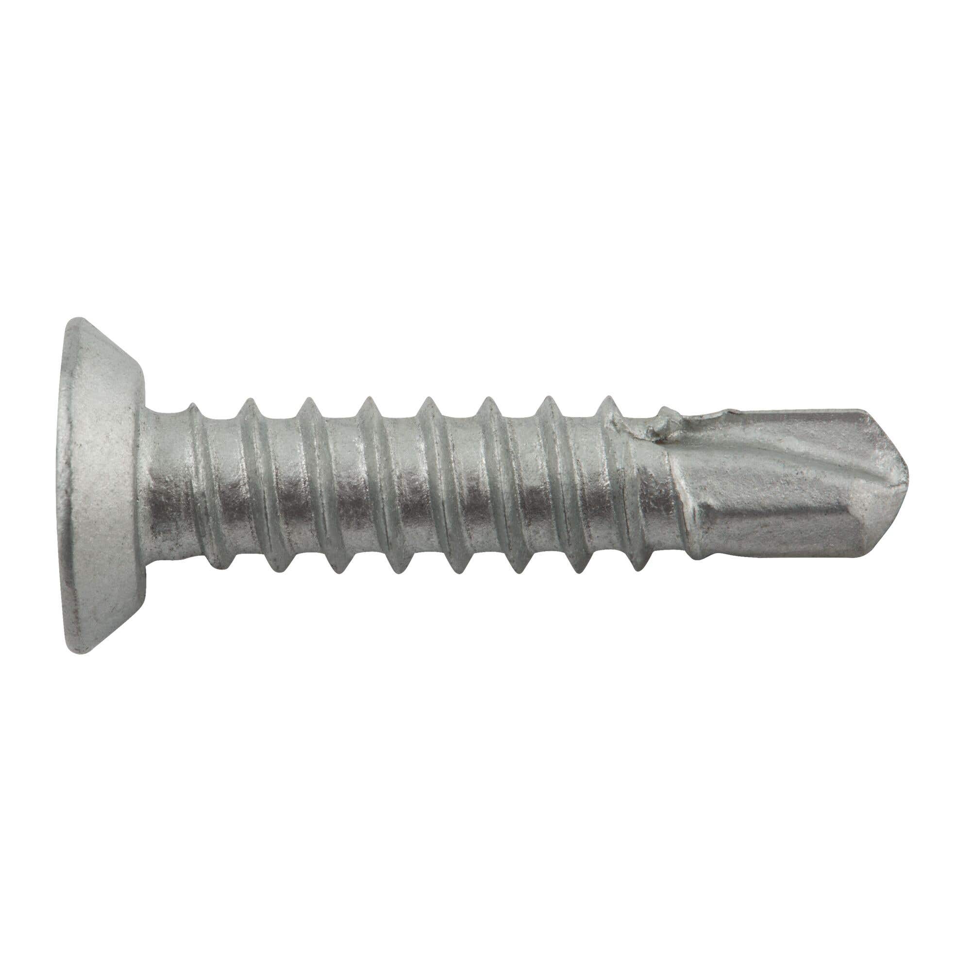#12-14 x 1" Dril-Flex Structural Self-Drilling Screws, #3 Phillips Undercut Flat Head, #3 Point, Alloy Steel with Stalgard Coating, DeWalt® DFSEBL215