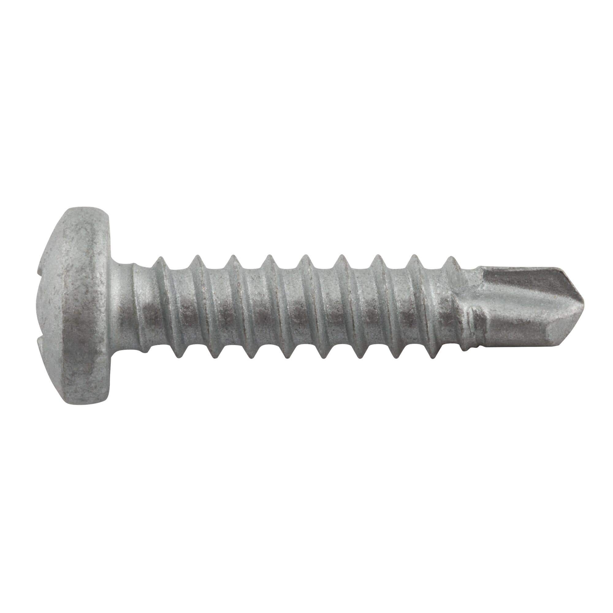 #8-18 x 3/4" Drilit Self-Drilling Screws, #2 Pan Phillips Head, #2 Point, Case Hardened Carbon Steel with Stalgard Coating