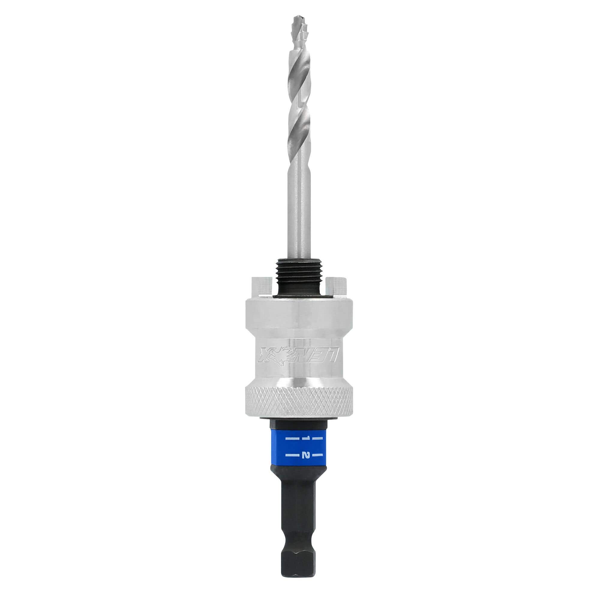 9/16" - 1-3/16" SNAP-BACK® Quick Change Hole Saw Arbors, Lenox LXAH9938PBM