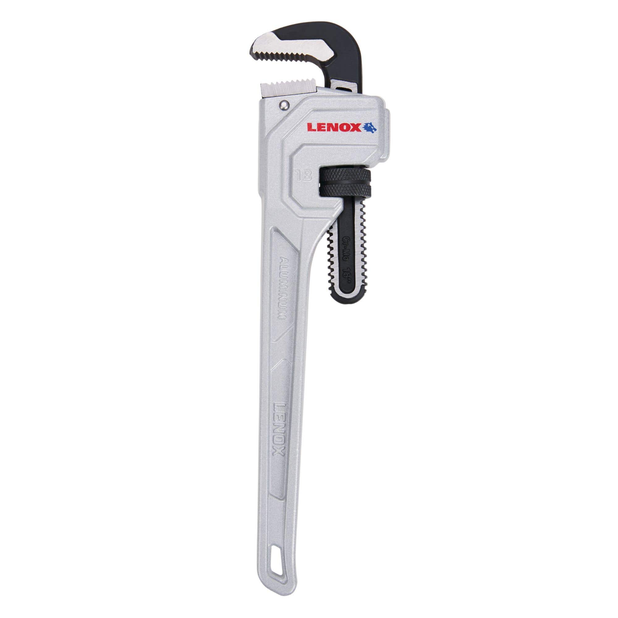 18" Aluminum Pipe Wrench, Lenox LXHT90618