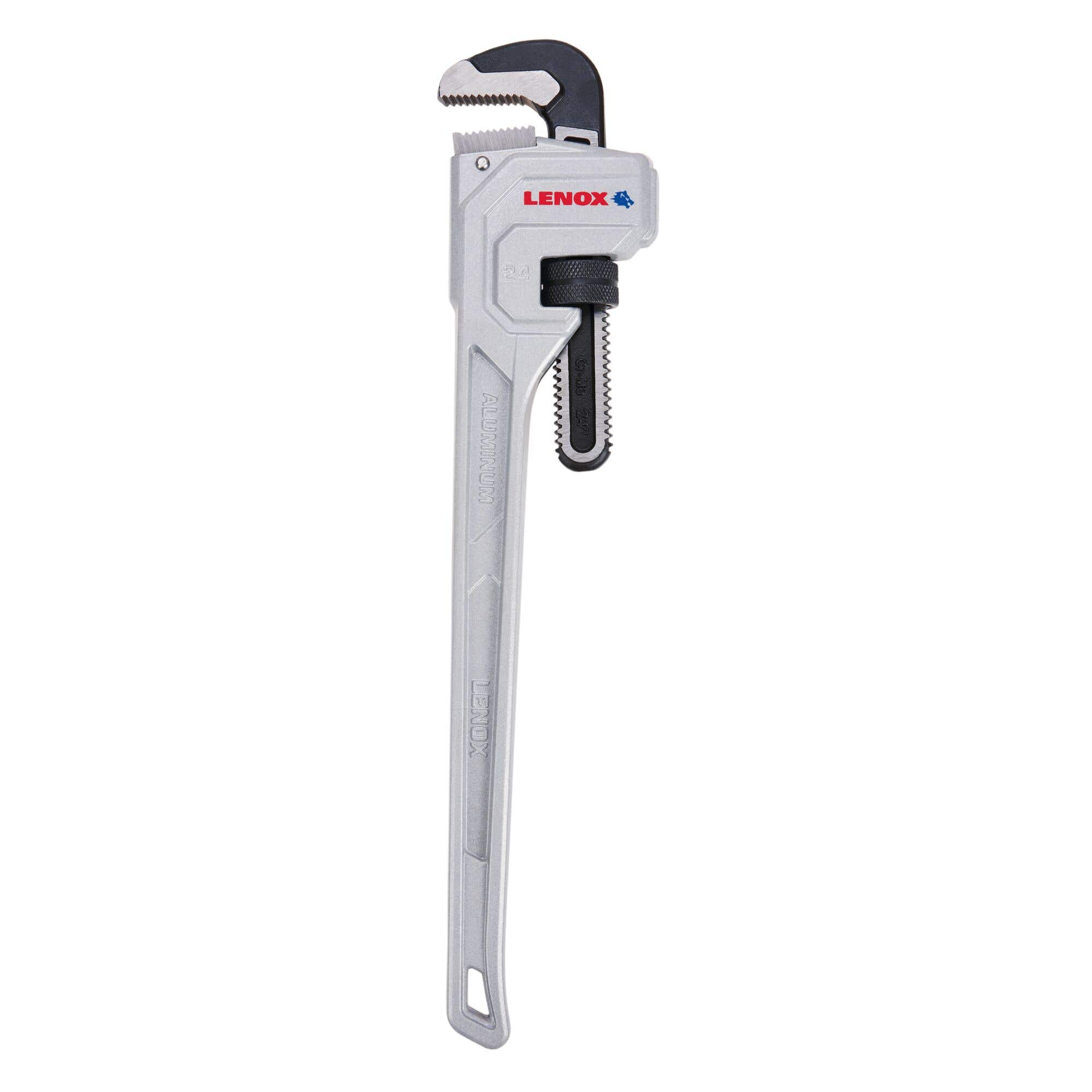 24" Aluminum Pipe Wrench, Lenox LXHT90624