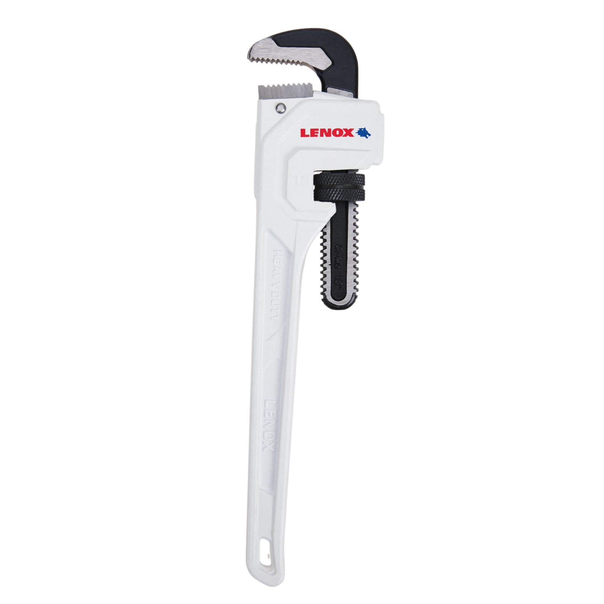 18" Cast Iron Pipe Wrench, Lenox LXHT90718