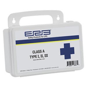 Class A First Aid Kit in Plastic Box, Meets ANSI Z308.1-2015 Requirements to Assist in Compliance with OSHA Standards