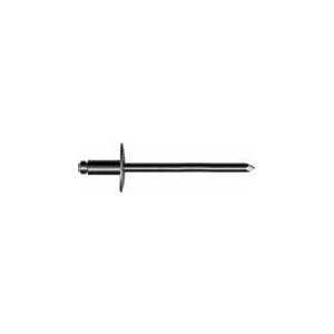 1/8 X 1/8 All Stainless Large Flange Button Head Blind Rivet Grip Range - .063-.125 -