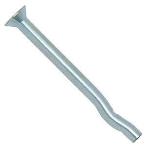 1/4" x 4" Powers Spike Pre-Expanded Tamper-Proof Anchors, Flat Head, Carbon Steel Zinc Plated