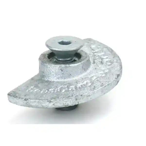 5/16" M08 BeamClamp® FloorFix™ Assembly for 1/8 to 1/2 Floor Plate Thickness, LNA FLOORFIXM08