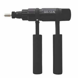 Goebel GO-12-N Manual Threaded Insert Ratchet Hand Tool, Sizes: 6-32 UNC up to 1/2-13 UNC, Stud Sizes: 10-24UNC/10-32UNF to 5/16-18