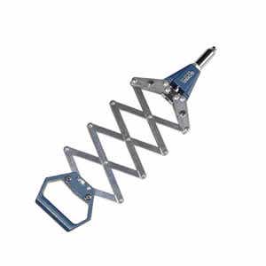 Goebel GO-25-SN Heavy Duty Lazy Tong Rivet Tool - Reduce Manual Exertion, Riveting Capacity: 1/8" - 1/4" (3.2mm-6.4mm), (5) Standard Nosepieces: 1/8", 5/32", 3/16", .236", 1/4"
