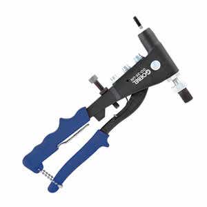 Goebel GO-35-UN Manual Rivet Tool, Quick Change Threaded Mandrels & Single Stroke Adjustment Function, Riveting Capacity: 6-32 to 10-24, 10-32, 1/4"-20, (5) Threaded Mandrels: 6-32, 8-32, 10-24, 10-32, 1/4"-20 & Service Wrench