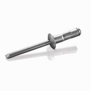 3/16" x 0.8" ABI-64-68MGCT Multi-Grip Blind Rivets, .187 Diameter (.250-.500 Grip Range), Dome Head, Aluminum / 304 Stainless Steel, Plain Finish Rohs