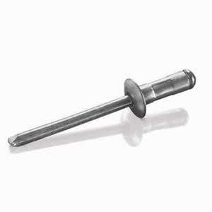 3/16" x 1.11" ABS-68-612MGCT Multi-Grip Blind Rivets, .187 Diameter (.500-.781 Grip Range), Dome Head, Aluminum / Steel, Plain Finish Rohs