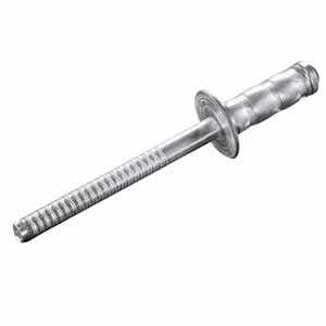 1/8" x 0.551" SCS-41-43MGRT Multi-Grip Blind Rivets, .125 Diameter (.039-.236 Grip Range), Countersunk Head, Steel / Steel, Clear Finish Rohs