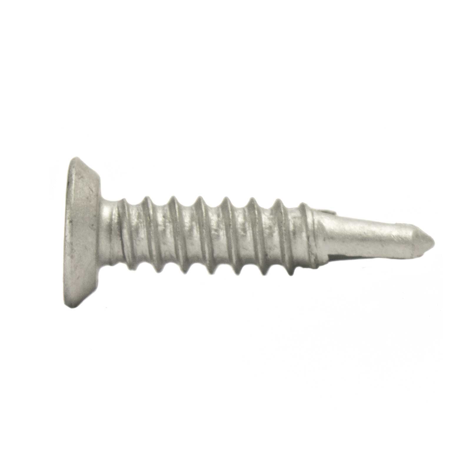 #12-14 x 1" Flat Phillips Undercut Head Grade 5 Structural Drill Self Drilling Screws, #3 Self Drill Point, Grade 5 Steel, Made in USA