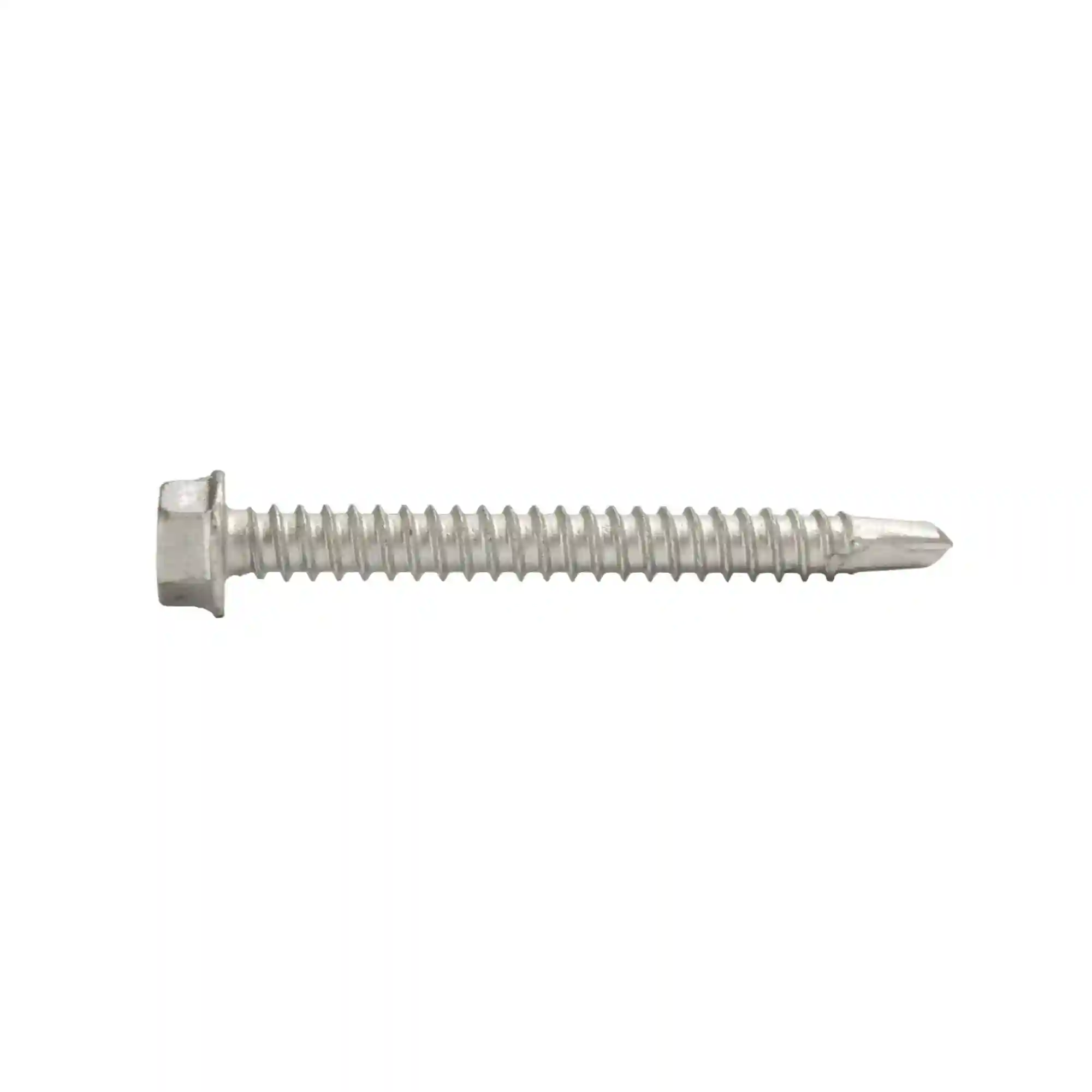 #12-14 x 2"  Hex Washer Head Grade 5 Structural Self Drilling Screws, #3 Self Drill Point, Grade 5 Steel, Made in USA