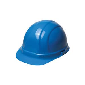 Omega II Ratchet Style Hard Hat, 6 Point Suspension, Meets ANSI Z89.1 Type 1, Class C, E & G Requirements, Blue
