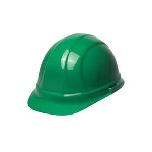 Omega II Ratchet Style Hard Hat, 6 Point Suspension, Meets ANSI Z89.1 Type 1, Class C, E & G Requirements, Green