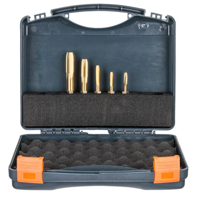 VersaDrive® ImpactaTaps (Impact Ready) - UNC Taps (1/4", 5/16", 3/8", 1/2" & 5/8"), 11mm VersaDrive Hex Shank, High-Grade Tool Steel / Titanium Coating
