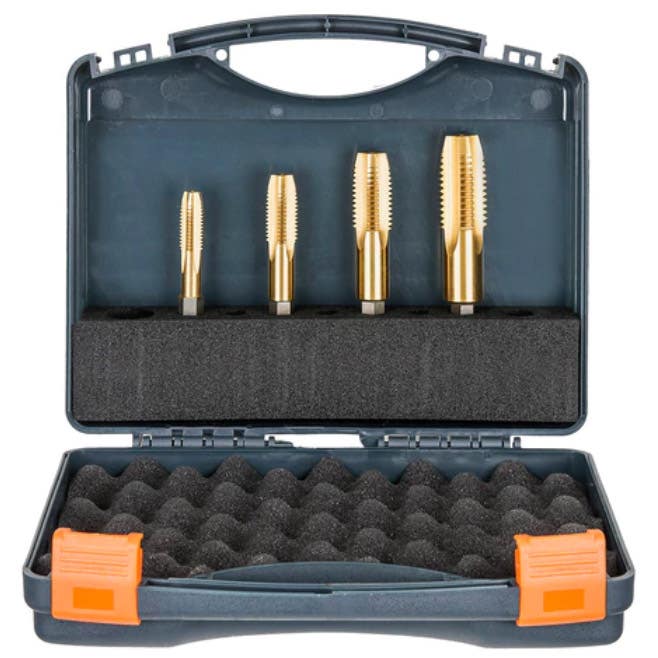 VersaDrive® ImpactaTaps (Impact Ready) - UNC Taps (1/2", 5/8", 3/4" & 1"), 11mm VersaDrive Hex Shank, High-Grade Tool Steel / Titanium Coating