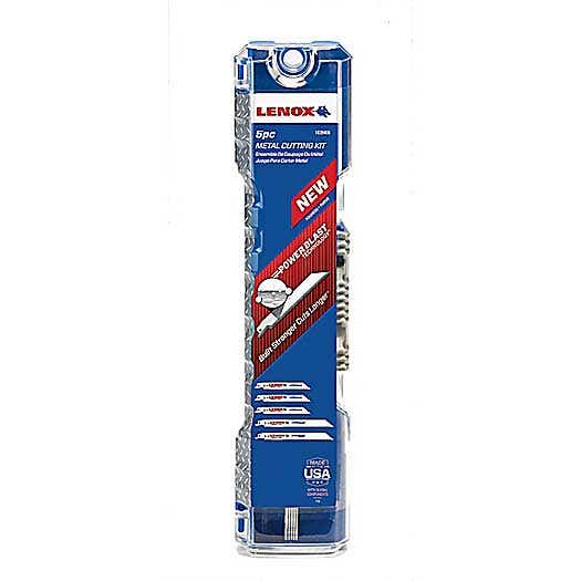 Lenox Metal Cutting Reciprocating Saw Blade Kit, 5 Piece, 1839466