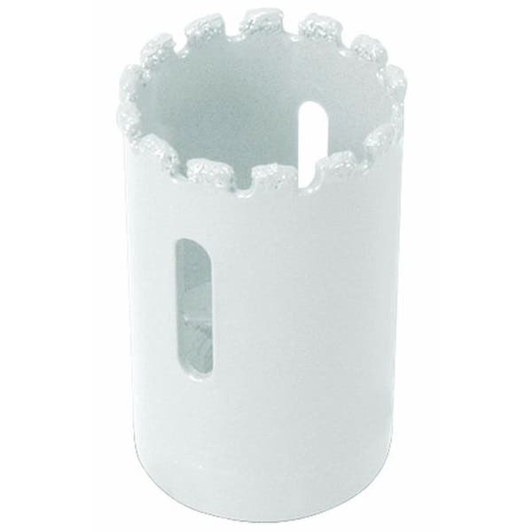 Lenox 1-1/8" Carbide Grit Hole Saw, 1" Pipe Tap, 3/4" Pipe Entrance, Uses 1L or 4L Arbors