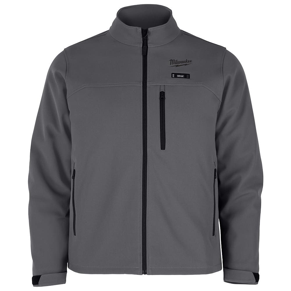 Milwaukee M12™ Heated TOUGHSHELL™ Jacket, Gray, Size XL, M100G-20XL