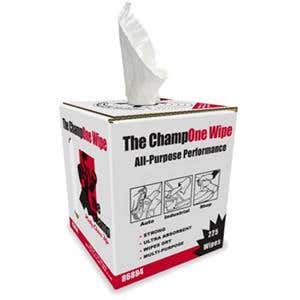 9" x 12" The Champ White Box of Rags, Tote Box
