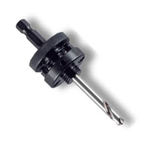 3/8" Hex Arbor with Carbide Tipped Drill (Boxed), 5/8"-18 Thread, Fits MHS20 - MHS96 Advanced Bi-Metal Hole Saws, M.K. MORSE MA35PSCT