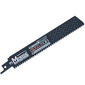 6" x 1" x 0.050" CTR Carbide Tipped Reciprocating Saw Blades, 4" Length, 1" Width, 0.050 Thickness, 8TPI Thick Metal Application by M.K. Morse