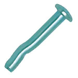 3/8" x 4" Powers Spike Pre-Expanded Tamper-Proof Anchors, Mushroom Head, Carbon Steel Zinc Plated