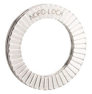Nord-Lock 254 SMO High Performance Stainless Steel Wedge Lock Washers, Bolt Size: M24, Outer Diameter: 1.54", NORD NL24-254SMO