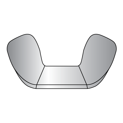 7/16"-14 Wing Nuts, 18.8 Stainless Steel