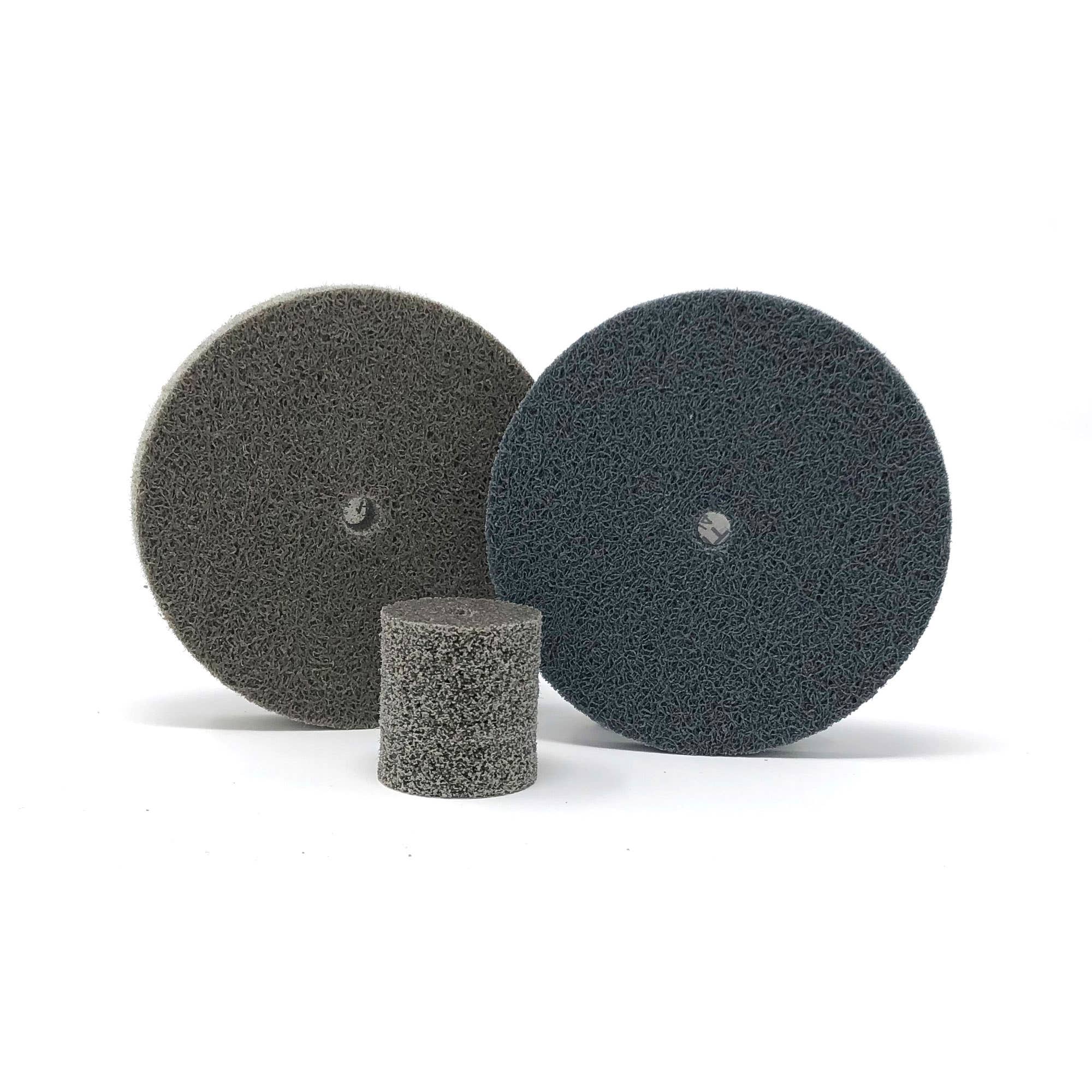 4-1/2" x 7/8" Series 524 - Soft Density, Medium Grade, Silicon Carbide Grain, Type 27 Non-Woven Unitized Wheels, United Abrasives 77875