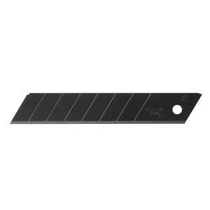 18mm Heavy Duty Ultra-Sharp Black Snap-Off Blades (Pack of 50), 8 Segments, High Quality Carbon Tool Steel, 25% Sharper Edge, OLFA LBB-50B
